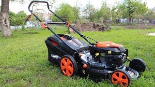 Професійна бензинова газонокосарка Grunhelm S531VHY самоходная : двигун 173 см.куб, 3000 об/хв, ширина захоплення 53 см S531VHY фото