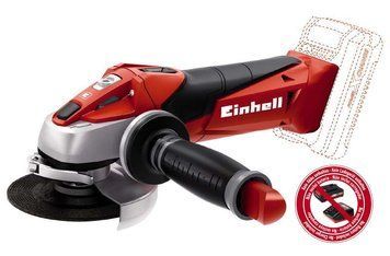 Кутова шліфмашина Einhell TE-AG 18 Li Solo : немає Li-ion 18В, частота на х.х. 8500 об/хв, діаметр диску: 115 мм 4431130 фото