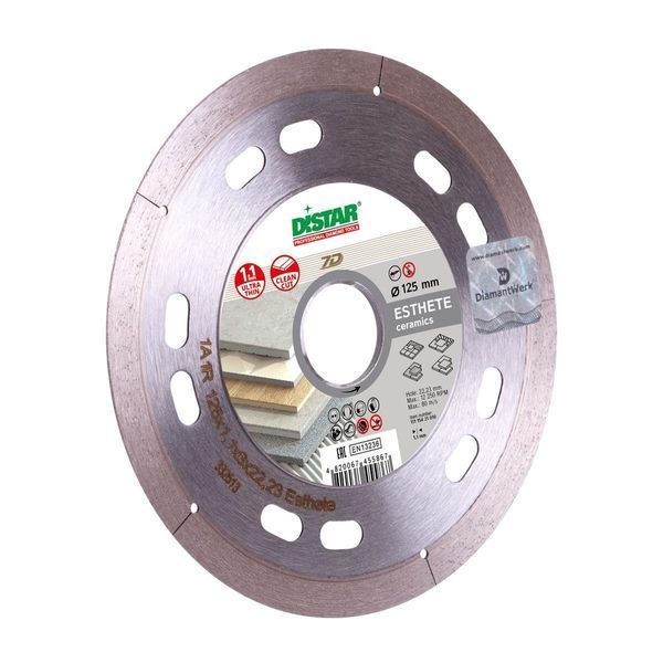 Диск алмазний відрізний Distar Esthete 125x1,1x22,2 кераміка, плитка (11115421010) 11115421010 фото
