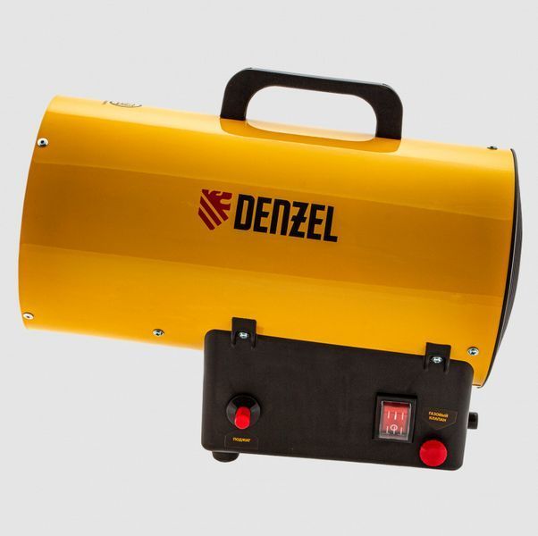 Газова теплова гармата прямого нагріву DENZEL GHG-15 : 15 м2, 15 кВт, 500 м3/ч, пропан-бутан 96477 964773 фото