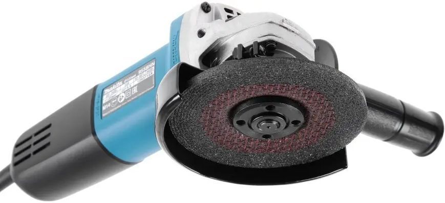 Професійна кутова шліфувальна машина Makita 9558 HNG : 840 Вт, &Oslash; диска 125х22,23 мм, 11000 об/хв, вага 2.1 кг 9558HNG фото