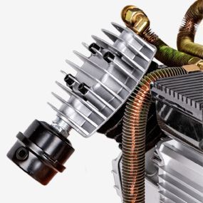Масляний повітряний компресор TEX.AC ТА-01-625 : 50л, 2,5кВт, 8бар, 420 л/хв ТА-01-625 фото