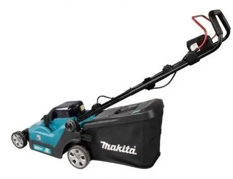 Професійна газонокосарка акумуляторна Makita DLM382CM2 : 18 В акумулятор 2 шт + зарядка DC18SH DLM382CM2 фото