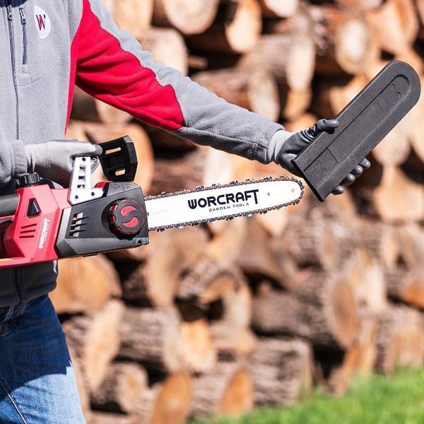 Акумуляторна пила ланцюгова WORCRAFT CGC-S40Li напруга 40 В (13015)- каркас, шина 355 мм 13015 фото