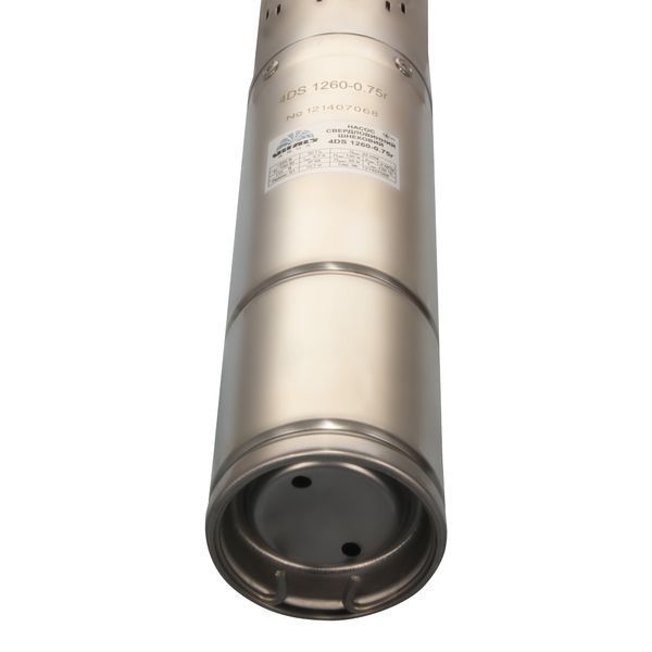 Потужний насос занурювальний шнековий свердловинний Vitals aqua 4DS 1260-0.75r : 750 Вт, 34 л/хв, 130 м напір, вага 10.7 кг 4DS 1260-0.75r фото