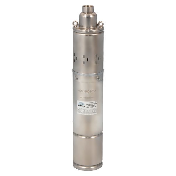 Потужний насос занурювальний шнековий свердловинний Vitals aqua 4DS 1260-0.75r : 750 Вт, 34 л/хв, 130 м напір, вага 10.7 кг 4DS 1260-0.75r фото