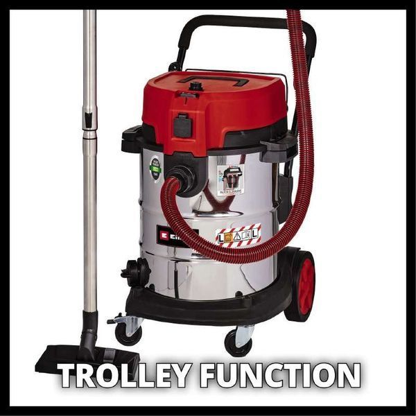 Потужний вакуумний пилосос Einhell TE-VC 2350 SACL : 1600Вт, 230 мБар, бак 50л (2342475) 2342475 фото