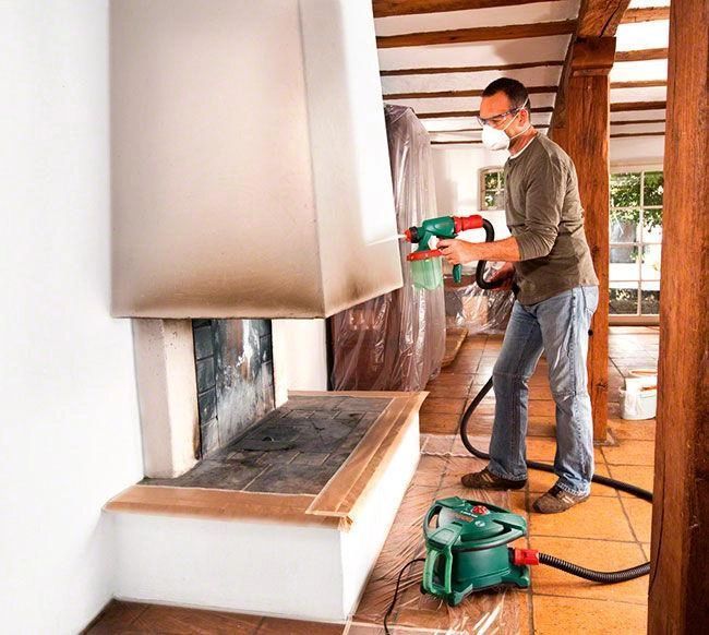 Професійний електричний фарборозпилювач Bosch PFS 5000 Е : 1200 Вт, нанесення фарби 3 м&sup2;/хв, контейнер 1 л 0603207200 фото