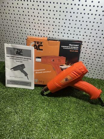 Професійний технічний фен (будівельний) Tex.AC ТА-01-049 : 2 кВт, 2 режима промисловий фен ТА-01-049 фото