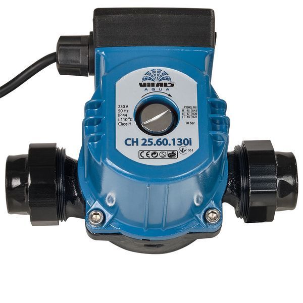 Потужний насос циркуляційний Vitals Aqua CH 25.60.130i : 95 Вт, гідростатичний напір 6 м, подача 3.3 м&sup3; 143522 фото