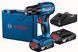 Акумуляторний безщітковий дриль-шурупокрут Bosch GSR 185-LI Professional : 2 АКБ 18V 2.0Ah + З/П, 1900 об/хв, вага 1.3 кг у кейсі 06019K3000 фото 1