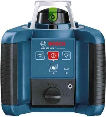 Професійний ротаційний лазерний нівелір BOSCH GRL 300 HVG SET Professional : зелений промінь, оригінал 0601061701 фото