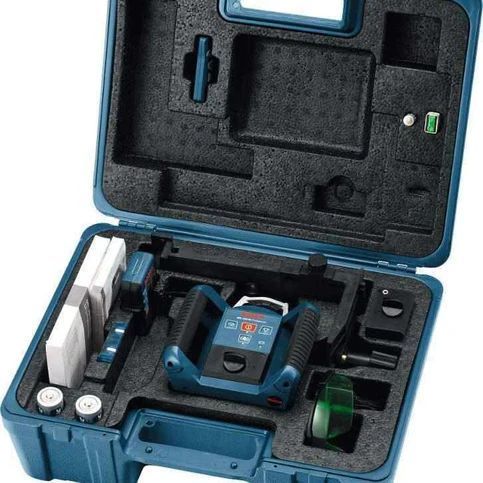 Професійний ротаційний лазерний нівелір BOSCH GRL 300 HVG SET Professional : зелений промінь, оригінал 0601061701 фото