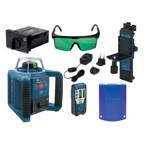 Професійний ротаційний лазерний нівелір BOSCH GRL 300 HVG SET Professional : зелений промінь, оригінал 0601061701 фото