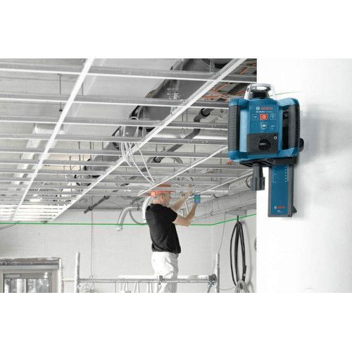 Професійний ротаційний лазерний нівелір BOSCH GRL 300 HVG SET Professional : зелений промінь, оригінал 0601061701 фото