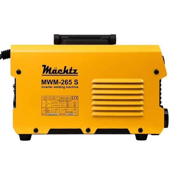 Зварювальний апарат інверторний M&auml;chtz MWM‑265 S (11127); струм 20 - 160 А 11127 фото