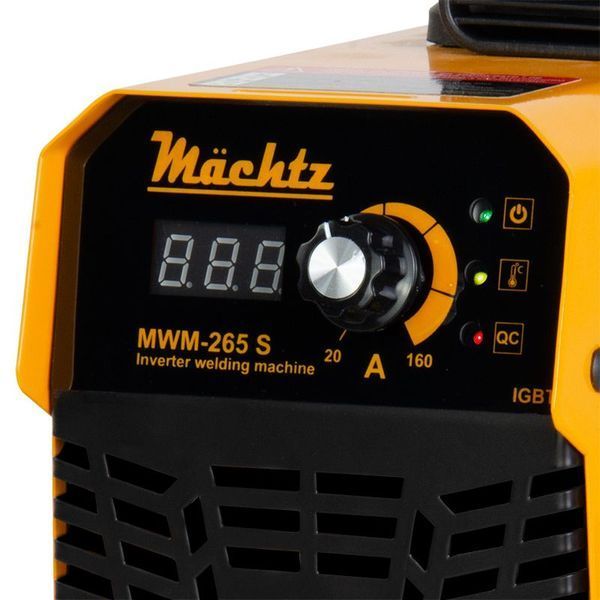 Зварювальний апарат інверторний M&auml;chtz MWM‑265 S (11127); струм 20 - 160 А 11127 фото