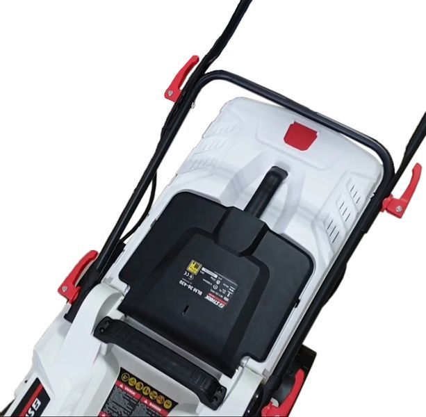 Акумуляторна газонокосарка Stark BLM-36-430 SET : з АКБ 2шт-18V 4.0 Ah + 2шт ЗП, 43 см ширина, 700 м2, (310100002.promo1) 108470 фото