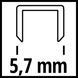 Скоби для будівельних степлерів Einhell 5,7х19 мм, 3000 шт. (4137875) 4137875 фото 2