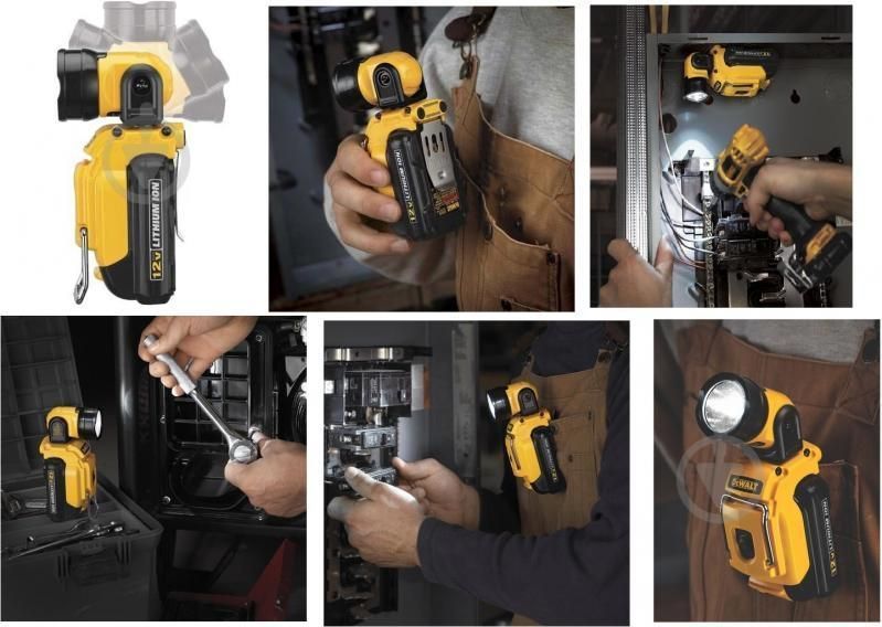Професійний ліхтар світлодіодний акумуляторний DeWALT DCL510N : 10.8V (без акума і зарядки) DCL510N фото