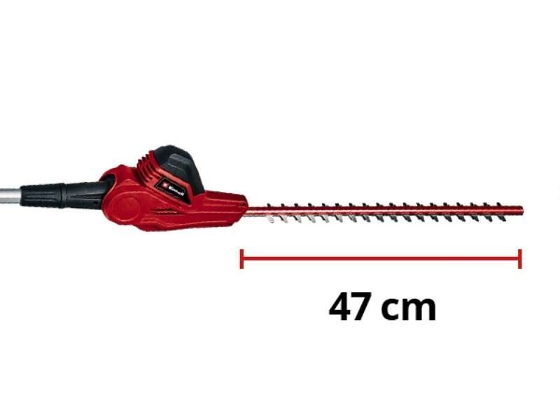 Потужний кущоріз телескопічний Einhell GC-HH 5056 : 500 Вт, довжина шини/ножа 56 см / 47 см, телескопічна штанга 3403870 фото