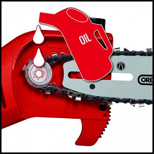 Якісний висоторіз електричний Einhell GC-EC 7520 T : 750 Вт, довжина шини 20 см, довжина ріжучої частини 18 см, 4501240 4501240 фото
