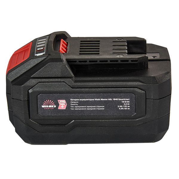 Батарея акумуляторна Vitals Master ASL 1840 SmartLine+ (Ємність 4А.ч) 184456 фото