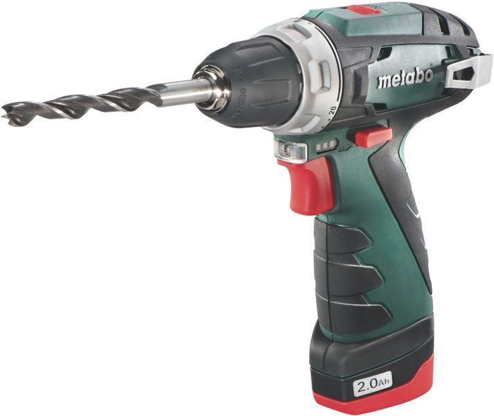 Акумуляторний шуруповерт Metabo PowerMaxx BS Basic 2х2,0 Ач картонна коробка (600984000) 600984000 фото