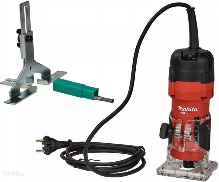 Електричний ручний столярний фрезер Makita 3702 : 530 Вт, 6 цанга, 35000 об/хв електрофрезер 3702 фото