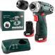 Акумуляторний шуруповерт Metabo PowerMaxx BS Basic 2х2,0 Ач картонна коробка (600984000) 600984000 фото 1