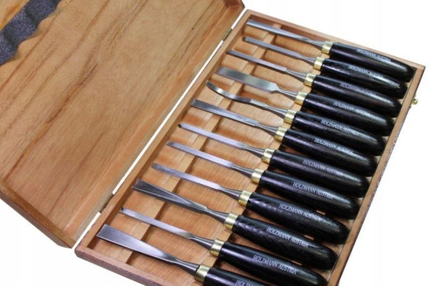 Комплект інструментів для різьблення по дереву, 12 шт. Holzmann SCH12TLG SCH12TLG фото