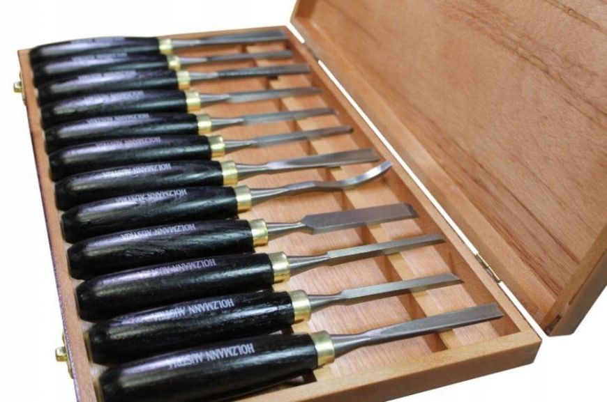 Комплект інструментів для різьблення по дереву, 12 шт. Holzmann SCH12TLG SCH12TLG фото