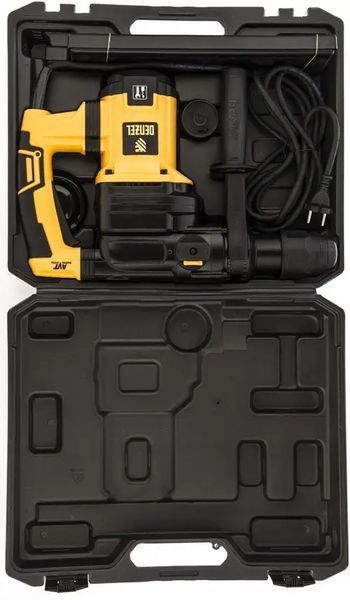 Потужний ударний електричний бочковий перфоратор Denzel RHV-1050-38-max : SDS-max, 1050Вт, 10 Дж 26620 фото