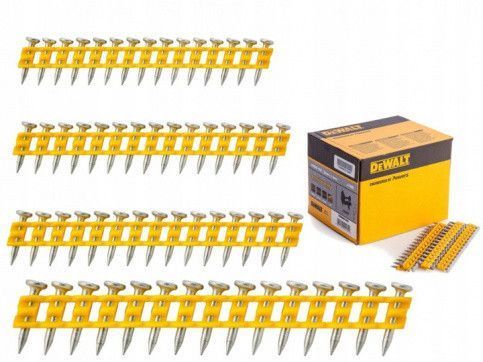 Цвяхи по м&rsquo;якому бетону для степлера DCN890 DeWALT DCN8901045 : 45 х 2.6 - 510 шт, DCN8901045 фото