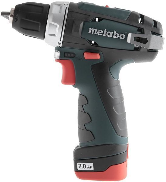 Акумуляторний шуруповерт Metabo PowerMaxx BS Basic 2х2,0 Ач пластиковий чемодан (600080500) 600080500 фото