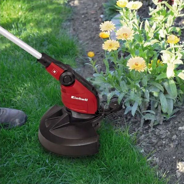 Потужний тример електричний Einhell GC-ET 450/300 Kit : 450 Вт, 8800 об/хв, ширина різання 300 мм 3402023 фото