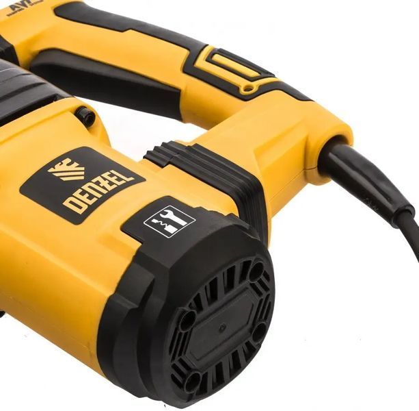 Потужний ударний електричний бочковий перфоратор Denzel RHV-1050-38-max : SDS-max, 1050Вт, 10 Дж 26620 фото