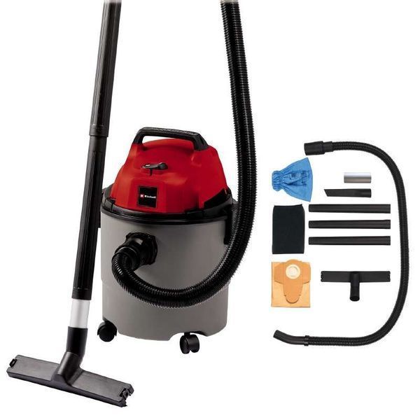 Потужний вакуумний електриний пилосос Einhell TC-VC 1815 : 1250 Вт, 180 мБар, вага 3.64 кг 2340290 фото