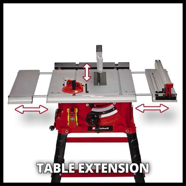 Потужна циркулярна пила Einhell TC-TS 2225 U : 1800/2200Вт, 254 мм диск, 48 зубів, 4250 об/хв (4340515) 4340515 фото