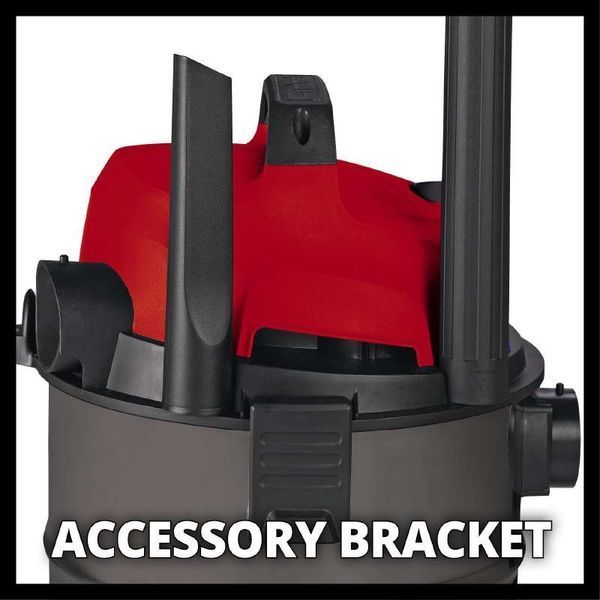 Потужний вакуумний електриний пилосос Einhell TC-VC 1815 : 1250 Вт, 180 мБар, вага 3.64 кг 2340290 фото