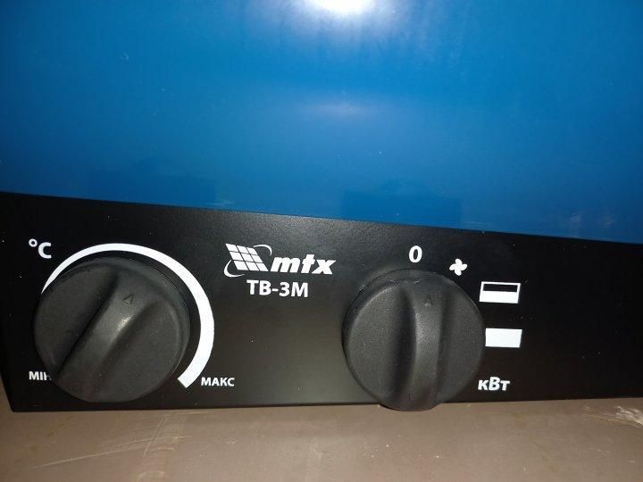 Теплова пушка (тепловентилятор) MTX ТВ-3М : 3 кВт, 2 режима (964379) 964379 фото
