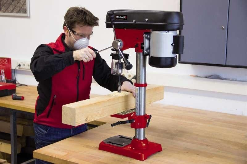 Вертикально-свердлильний настільний верстат по дереву Einhell TC-BD 630 : 630 Вт, 1.5-16мм сверло, 32кг (4250595) 4250595 фото