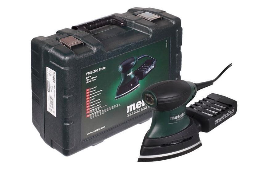 Дельташліфмашина Metabo FMS 200 Intec (600065500) : 200Вт, 26000 кол/хв Вібраційна шліфмашина 600065500 фото