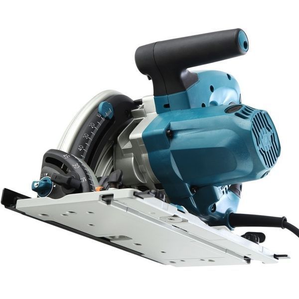Професійна ручна заглибна дискова пила Makita SP 6000J : 1300 Вт, 165мм, 55мм глибини погружна в кейсі + лінійка 1.5м SP6000J лінійка фото