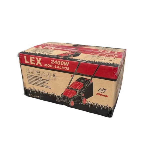 Професійна газонокосарка електрична LEX LXLM38E асинхронний двигун : 2400 Вт, ширина скошування 380 мм, 50 л LXLM38E фото