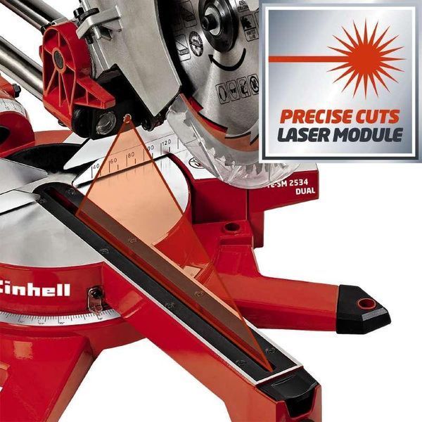Пила торцювальна Einhell TC-SM 2534 Dual 4300395 фото