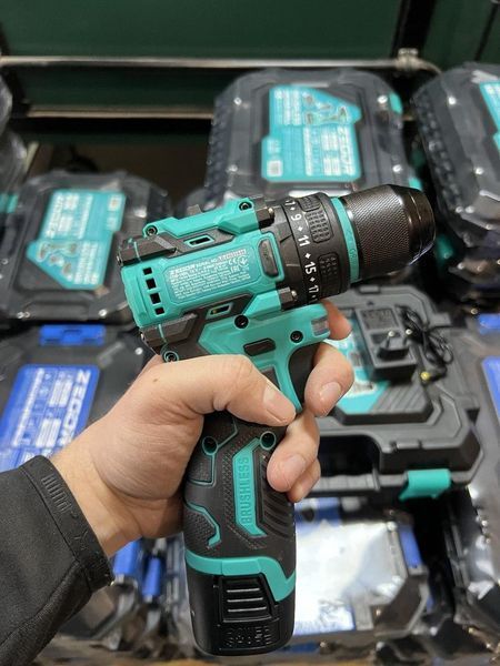 Шуруповерт акумуляторний безщітковий ZEGOR CDB-16BL (акуми 2Ah 2шт і зарядка) CDB-16BL фото