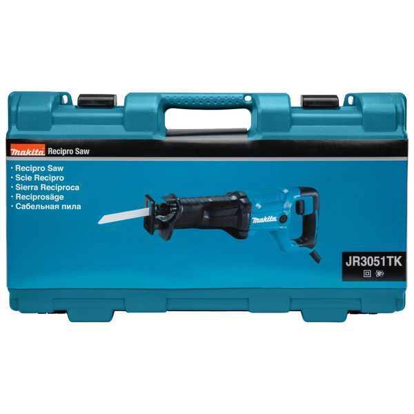 Професійна шабельна пила (ножівка) MAKITA JR3051TK : 1200Вт, число ходу 3.000хв-1, довжина ходу 30 мм JR3051TK фото