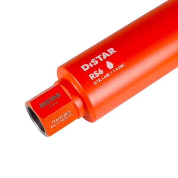Якісне свердло алмазне Distar DDS-W 072X450X1 1/4 UNC RS6 : &empty; 72мм х 450мм, бетон армований 10170085171 фото
