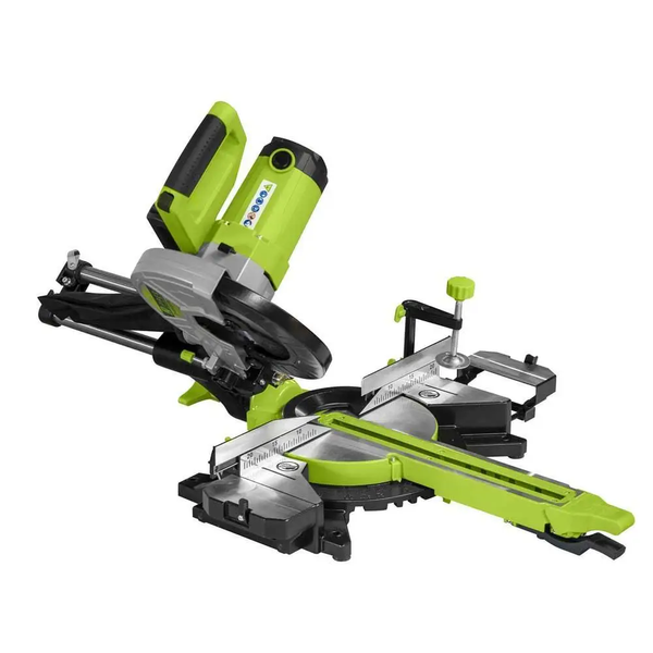 Торцювальна пила з протяжкою Zipper ZI-KGS255DS (2 кВт (230 В), диск 255мм, лазер) ZI-KGS255DS фото